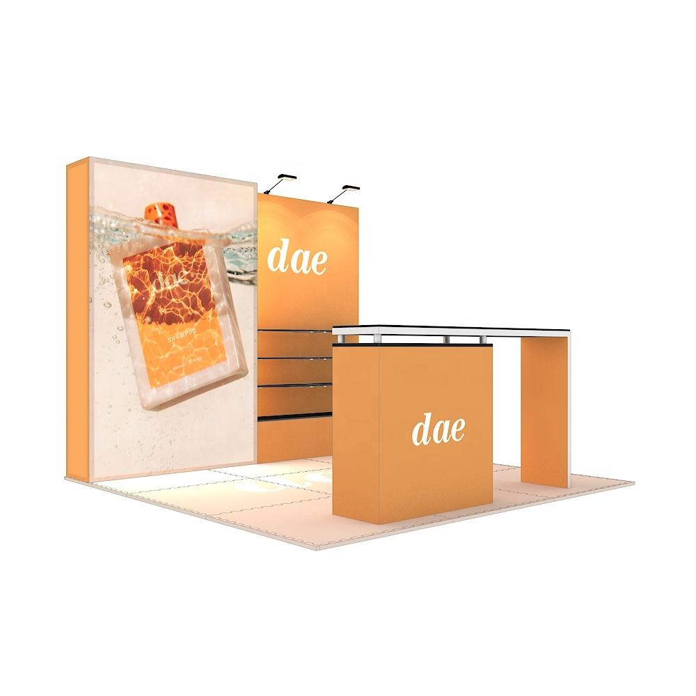 10x10ft LED Display Aluminum SEG Fabric Modular Trade Show Booth